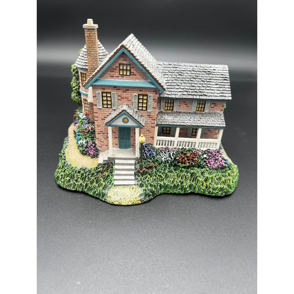 Thomas Kinkade Hawthorne Village Moonlit Homestead Light Up House A2137 2002